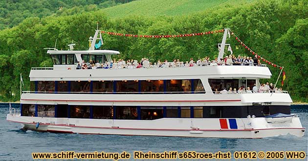 Rheinschiff s653roes-rhst Assmannshausen Rdesheim Bingen Ingelheim Eltville Wiesbaden Mainz