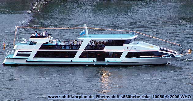 Rheinschiff Gästeyacht s561hebe-rhkr