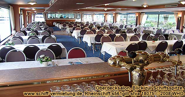 Rheinschiff s561gill-stva Oberdecksalon