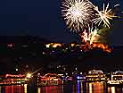 Feuerwerk-Schifffahrt Rhein in Flammen St. Goar St. Goarshausen