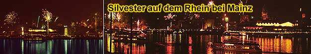 Silvester-Partyschiffe Mainz am Rhein