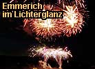 Emmerich im Lichterglanz Rheinschifffahrt mit Feuerwerk