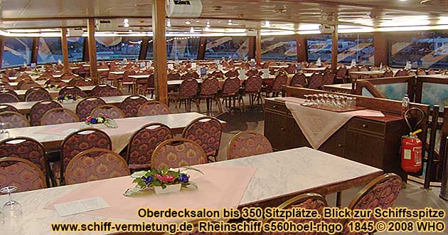 Rheinschiff s560hoel-rhgo Oberdecksalon