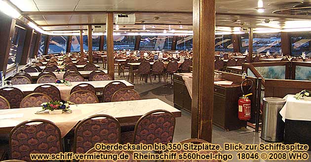 Rheinschiff s560hoel-rhgo Oberdecksalon