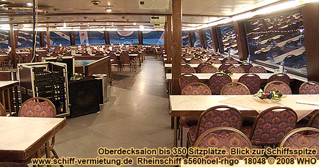 Rheinschiff s560hoel-rhgo Oberdecksalon