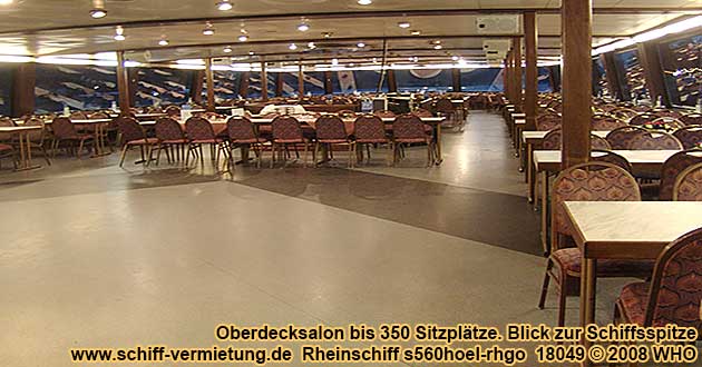 Rheinschiff s560hoel-rhgo Oberdecksalon