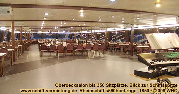 Rheinschiff s560hoel-rhgo Oberdecksalon