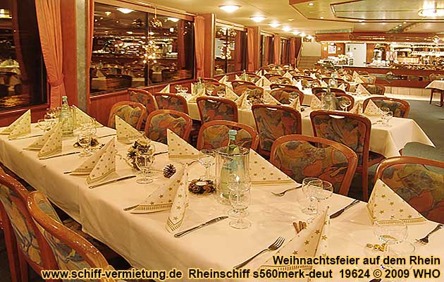 Weihnachtsfeier auf dem Rheinschiff s560merk.