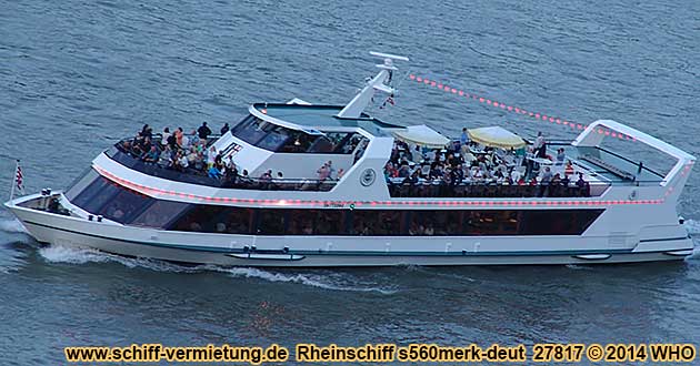 Rheinschiffahrt s560merk-deut Koblenz Lahnstein Braubach Boppard Loreley Andernach