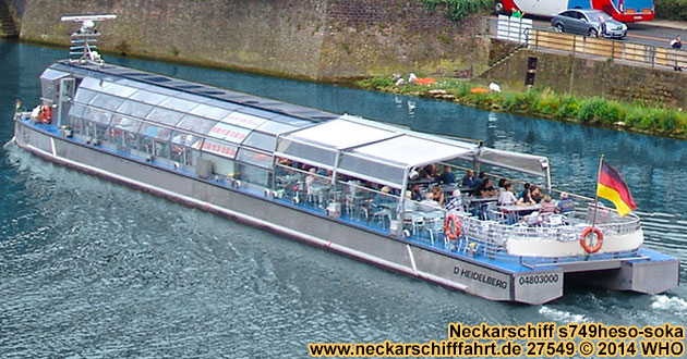 Neckarschiff s749heso-soka Solarschiff Heidelberg