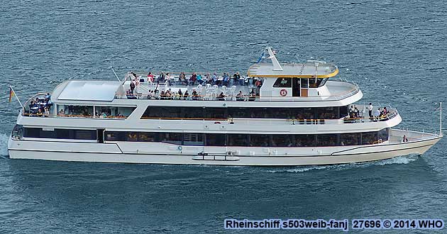 Rheinschiff s503weib-fanj Rhein Niederrhein Mittelrhein