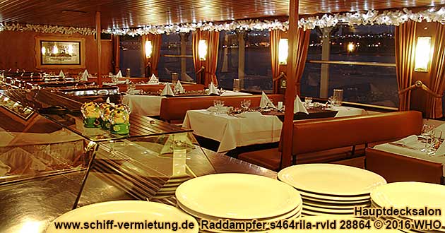 Mississippi-Raddampfer s464rila-rvld Hauptdecksalon