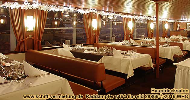 Mississippi-Raddampfer s464rila-rvld Hauptdecksalon
