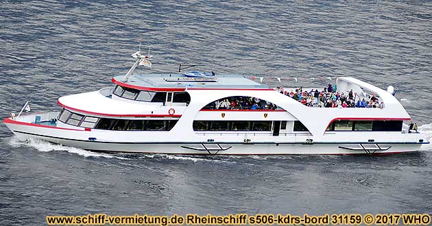Rheinschiff s506kdrs-bord Rhein Mittelrhein