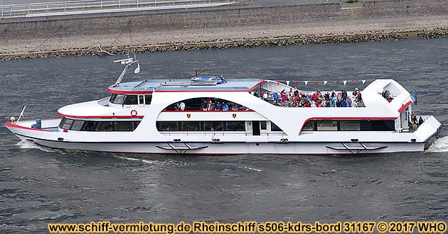 Rheinschiff s506kdrs-bord Rhein Mittelrhein