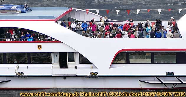 Rheinschiff s506kdrs-bord Rhein Mittelrhein