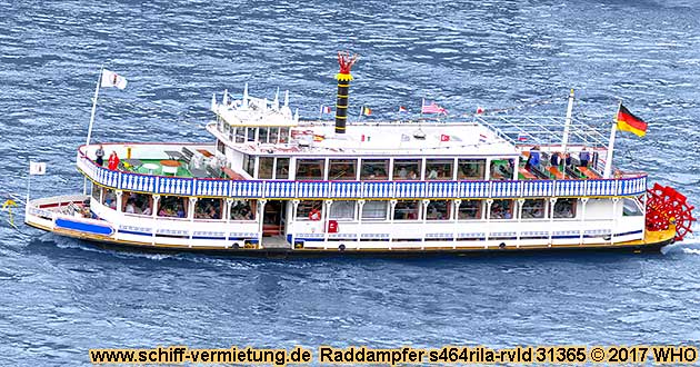 Mississippi-Raddampfer s464rila-rvld Rhein Niederrhein Mittelrhein